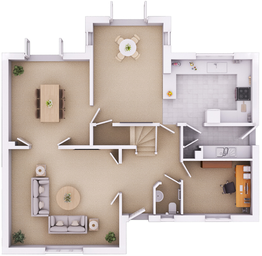 The Durrington ground floorplan