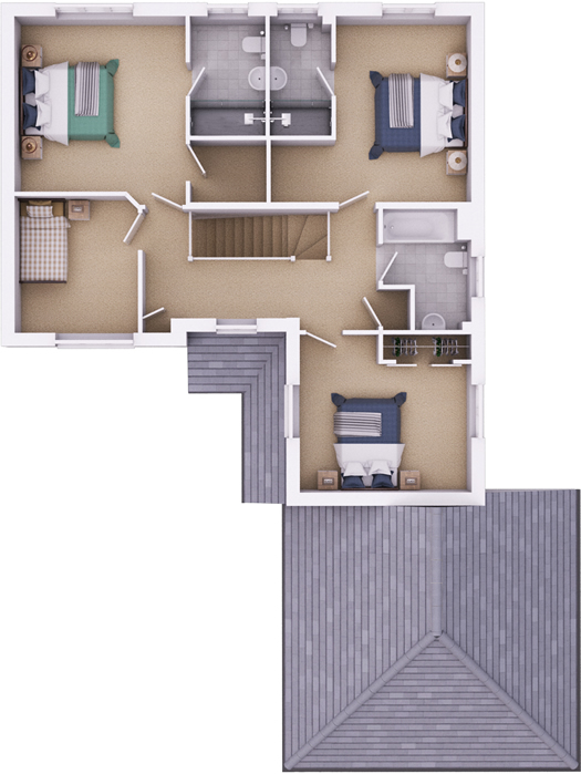 The Ramsbury first floorplan