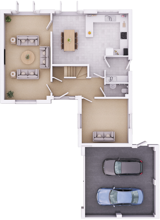 The Ramsbury ground floorplan