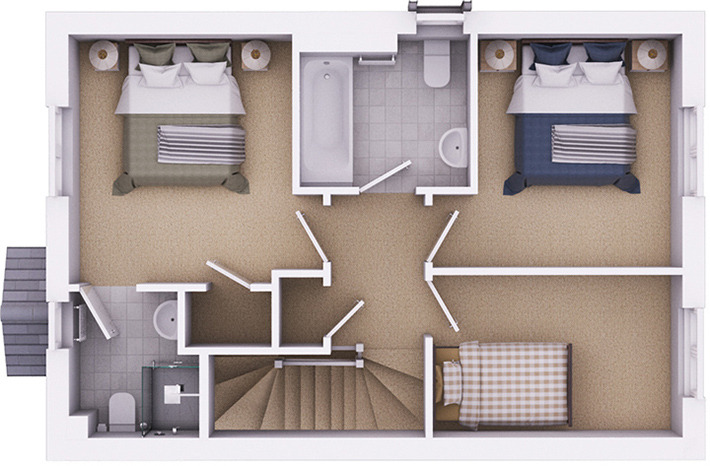 The Kington first floor plan