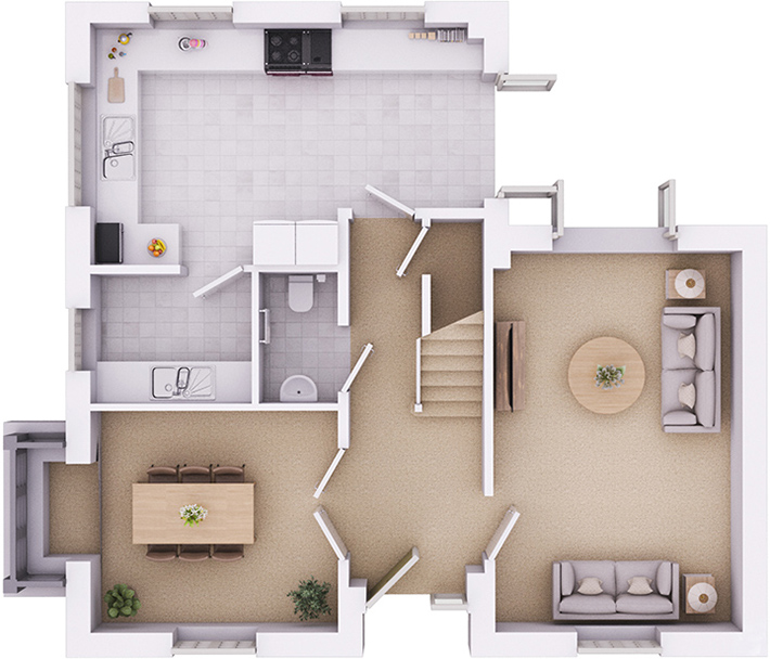 The Yatesbury ground floor plan