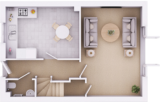 The Grafton ground floor plan