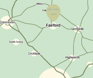 Old Yells Yard Map